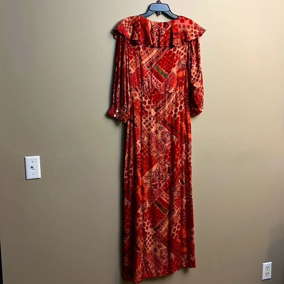 Free People
Lennon Printed 3/4 Sleeve V-Neck Split Button Front Dress - Picture 10 of 15